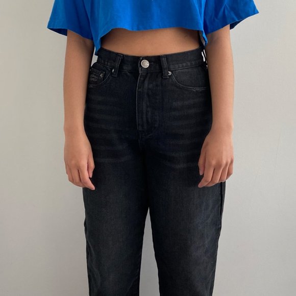 Nasty Gal Boyfriend Jeans (Black) - Picture 5 of 7